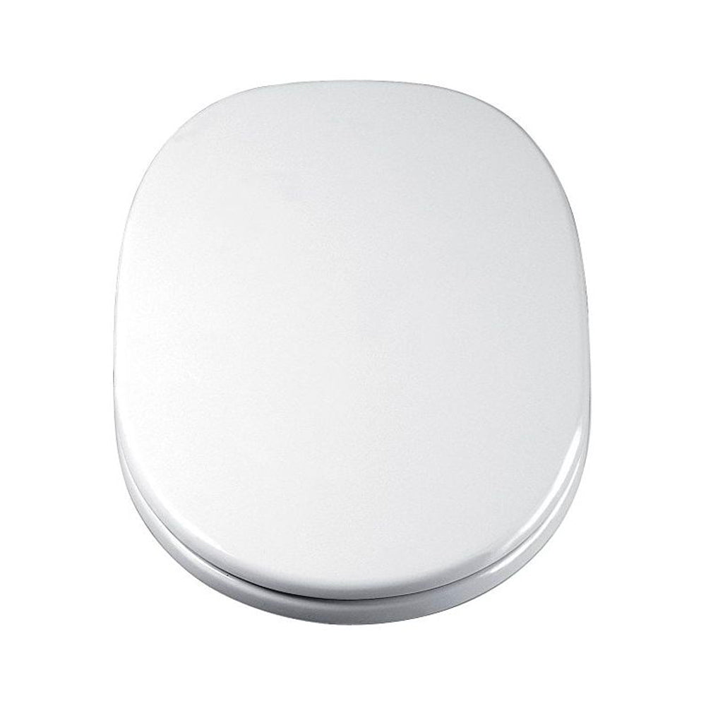 Sedile MDF poliesterato linda bianco - chiusura normale — SEBA