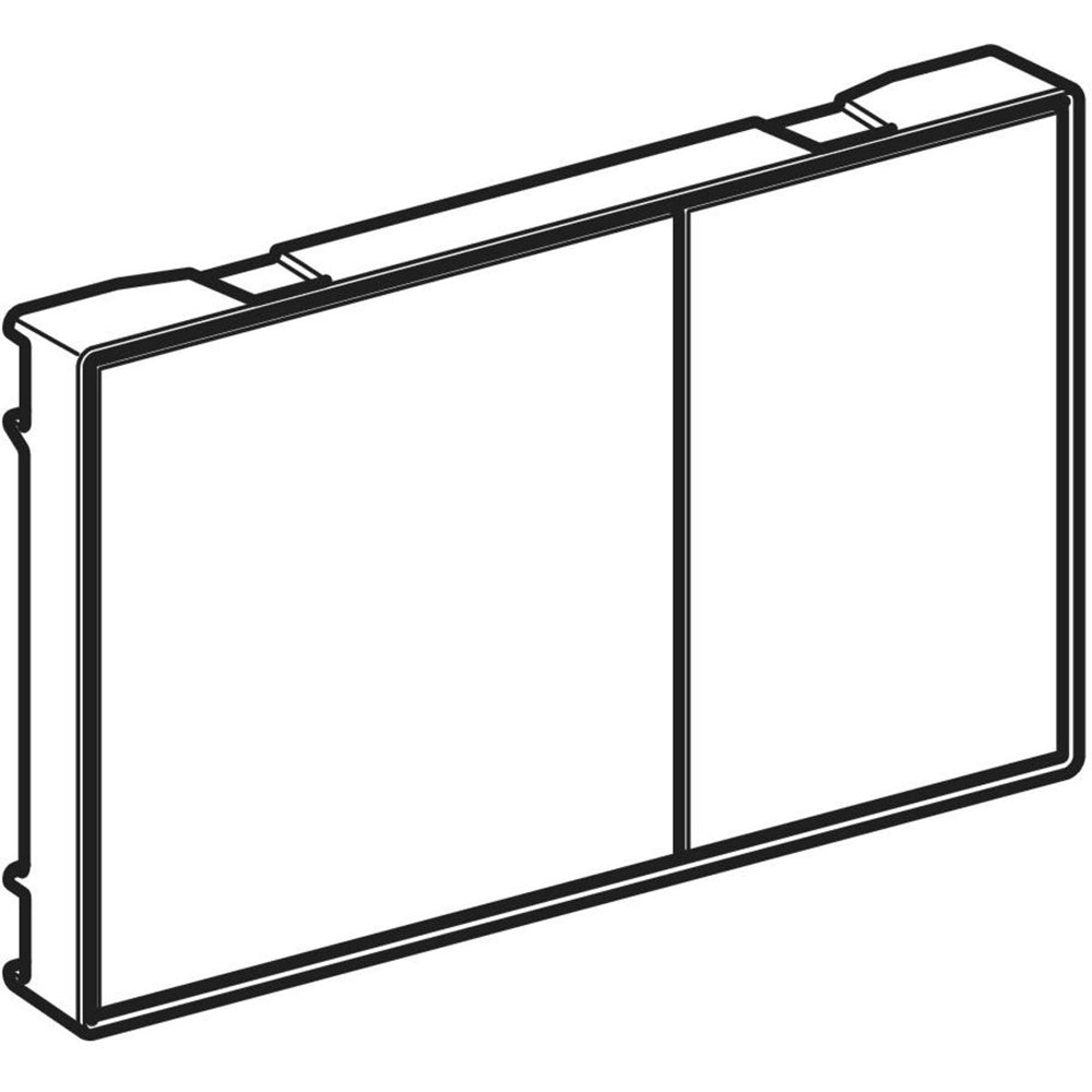 Placca di comando sigma 60" filo parete terra d'ombra — Geberit