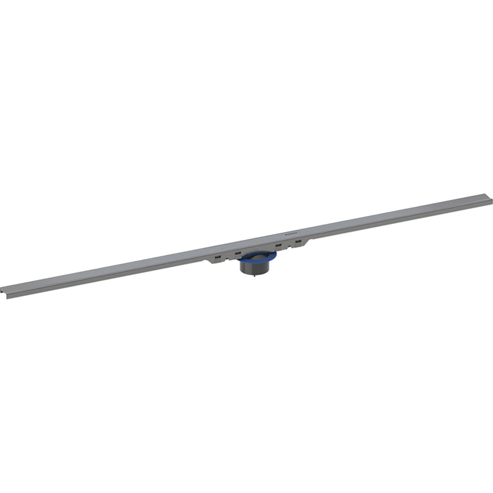Canalina doccia cleanline 50" nero Cromato/ spazzolato — Geberit