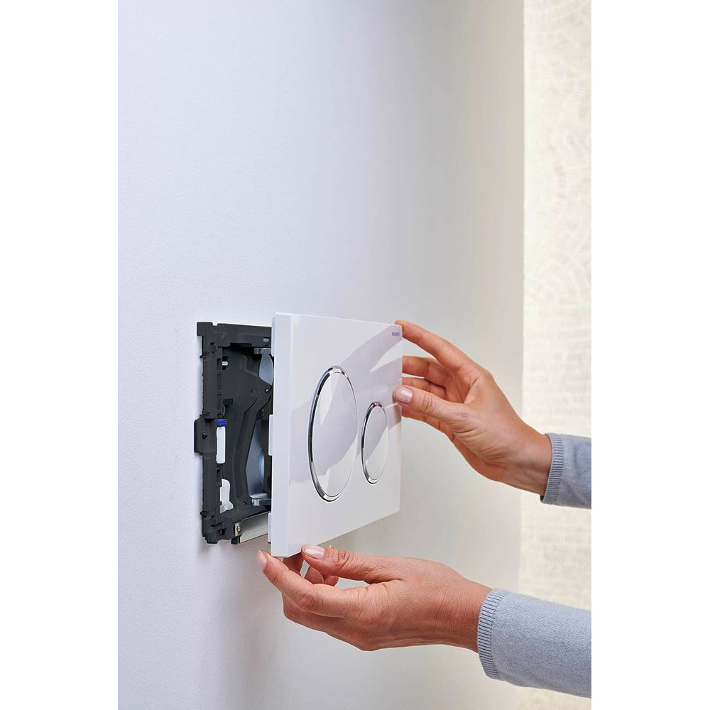 Sistema Duofresh Geberit con igienizzante per cassetta sigma 8 Cromato/lucido