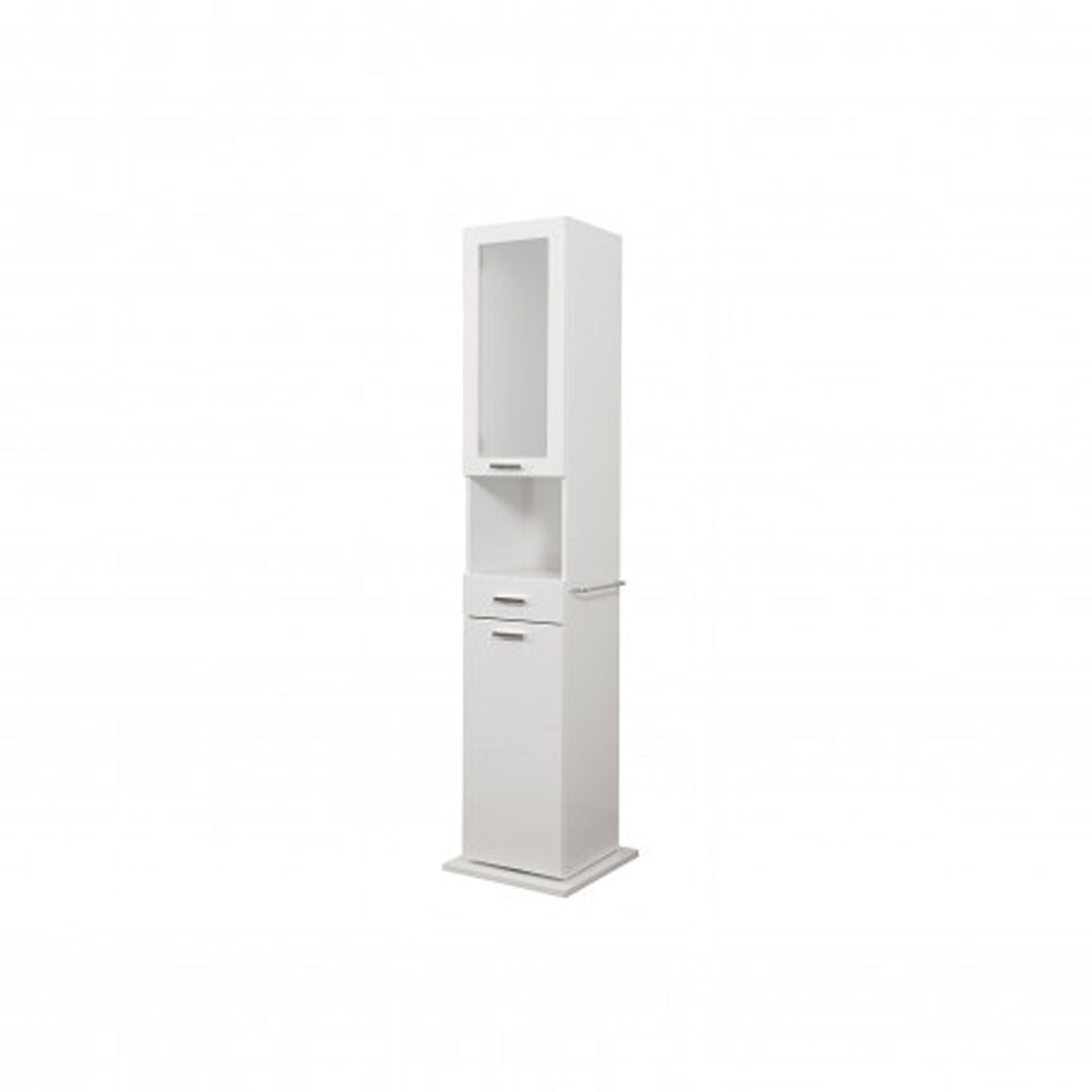 Colonna da bagno girevole rigo con specchio L.43 x H.191 x P.43 ante DX — Savini Industria Arredo Bagno