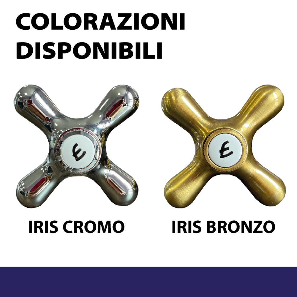Gruppo monoblocco bidet iris cromo + piletta 1"1/4 — Paffoni