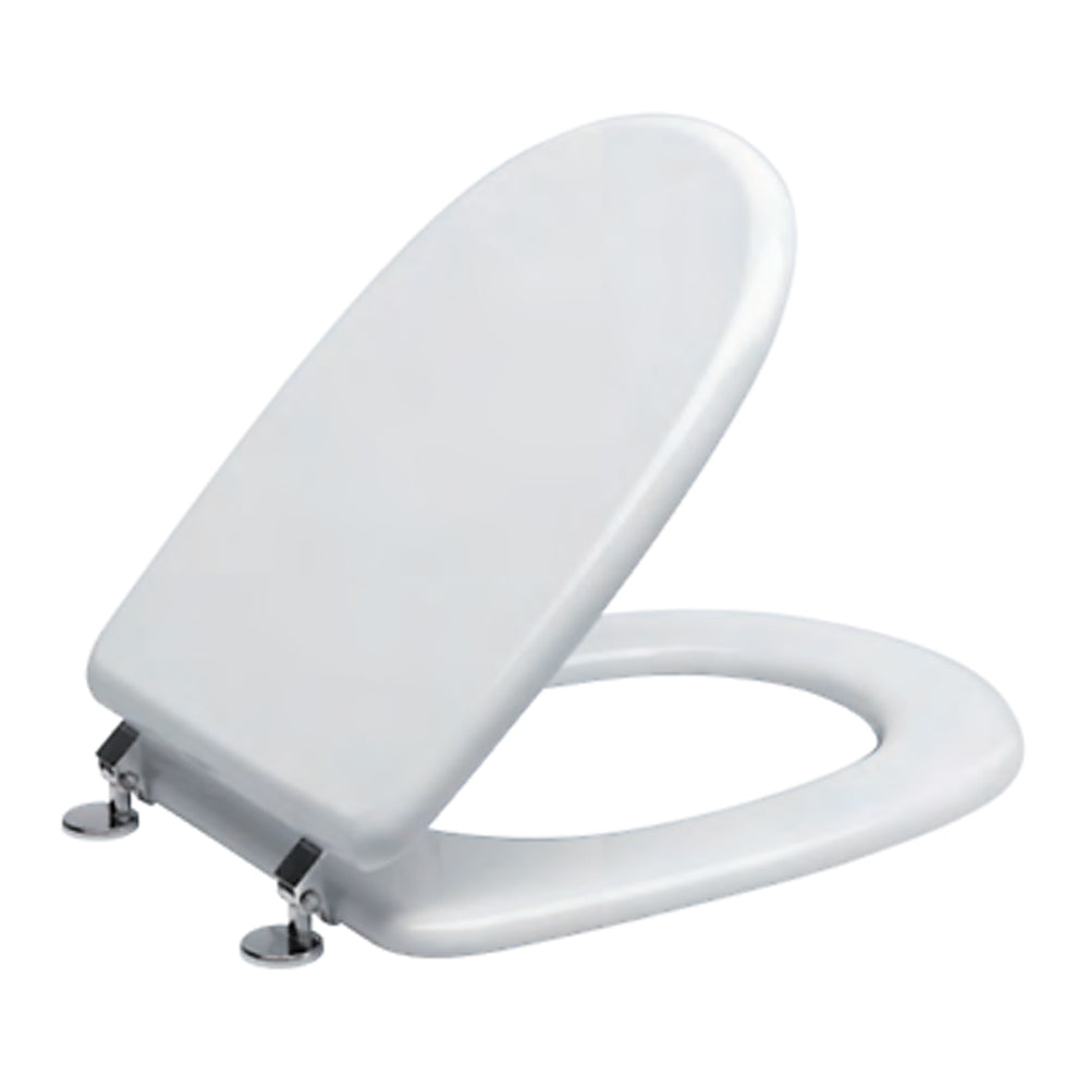 Sedile MDF poliesterato alpina bianco - chiusura normale — SEBA