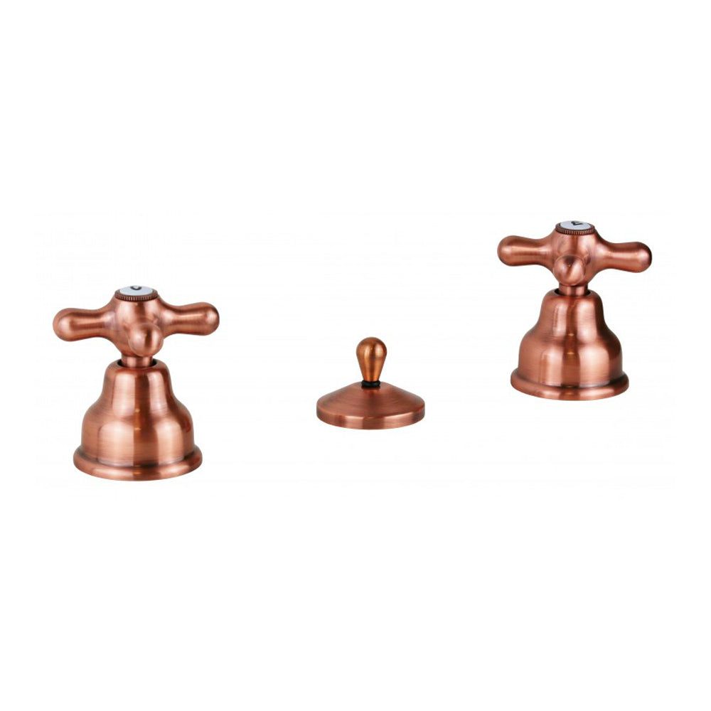 Batteria bidet iris bronzo + piletta 1"1/4 — Paffoni