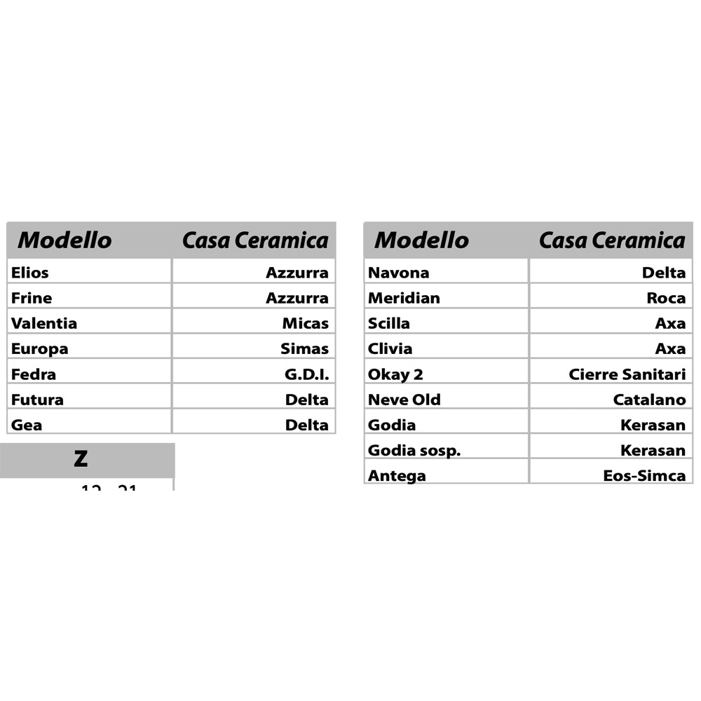 Sedile valentina MDF laccato bianco - chiusura normale — Savini Due
