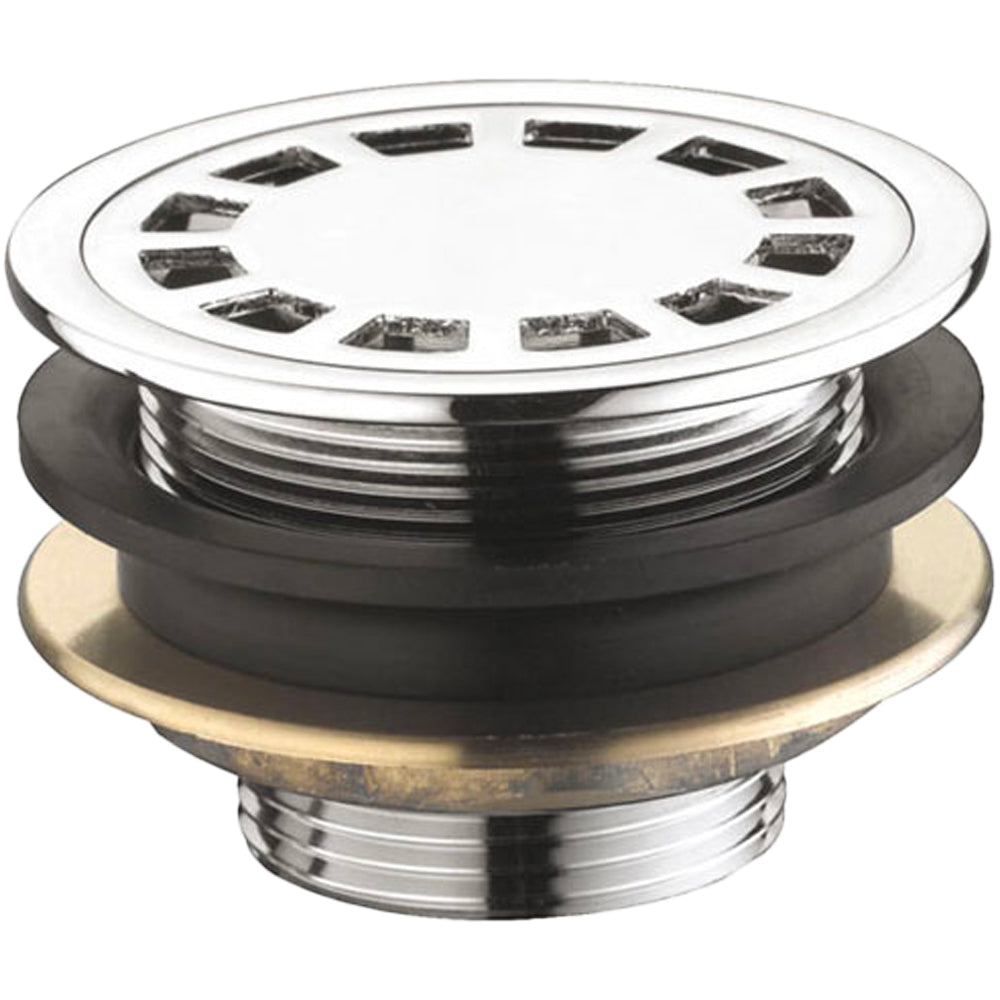 Piletta sifonata per piatto doccia Export in ottone 1"1/4 x Ø73 mm