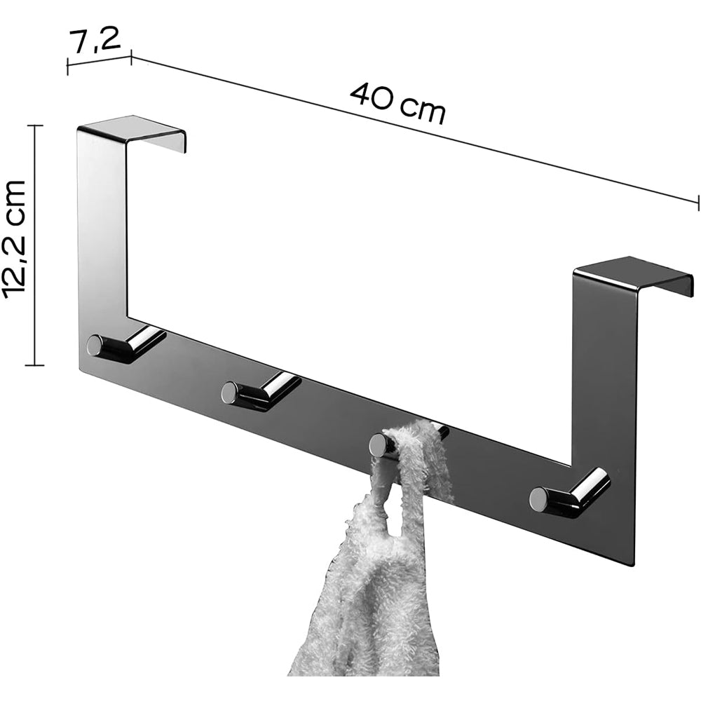 Appendiabiti quadruplo sopraporta 40 x 7,2 x 12,2 cm — GEDY