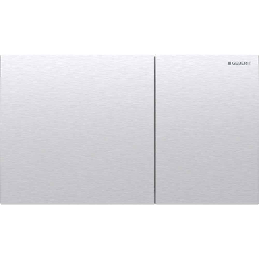 Placca di comando sigma 70 NEW" acciaio INOX cromospazzolato* — Geberit