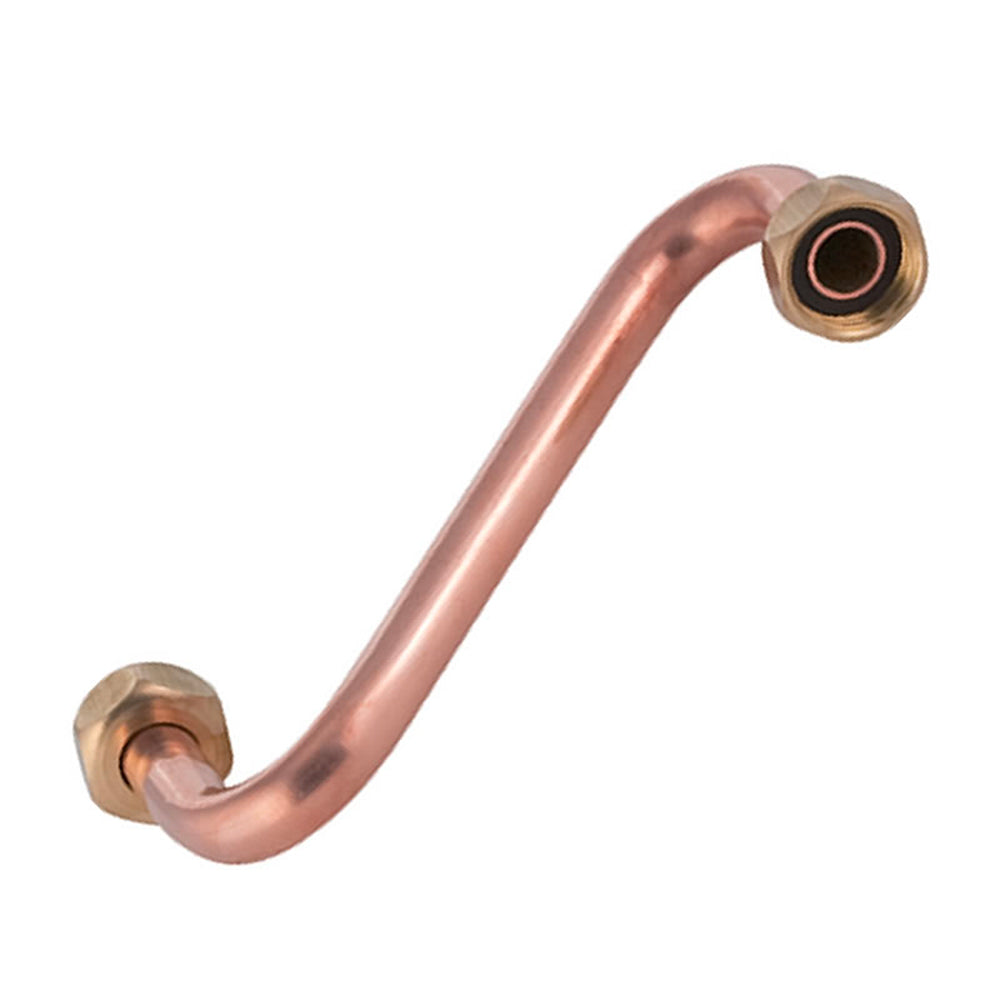 Tubo rame per galleggiante geberit Ø 10 + 2 calotte 3/8"