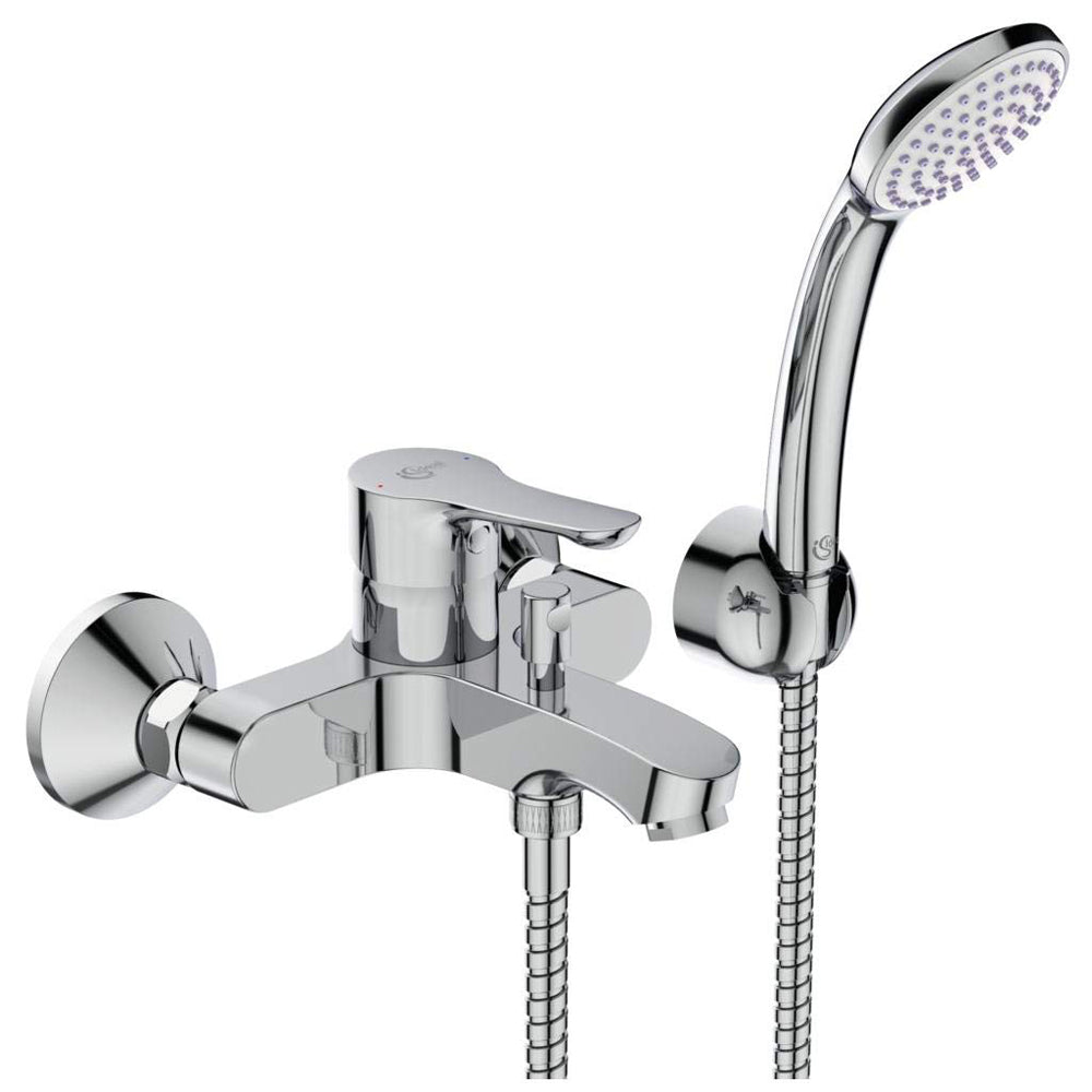 Miscelatore vasca alpha cromo + set doccetta — Ideal Standard