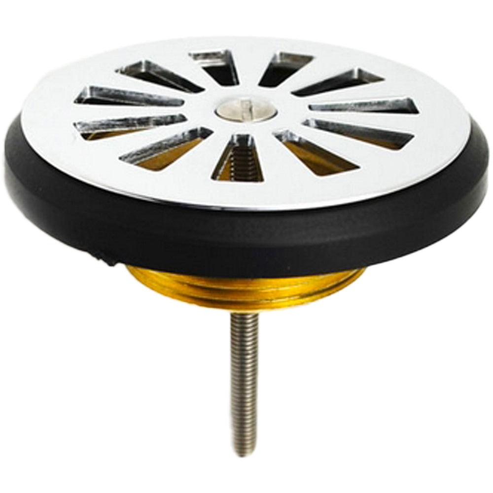 Piletta a griglia per piatto doccia con foro Ø60 in ottone OMP 1"1/4 x Ø80 mm