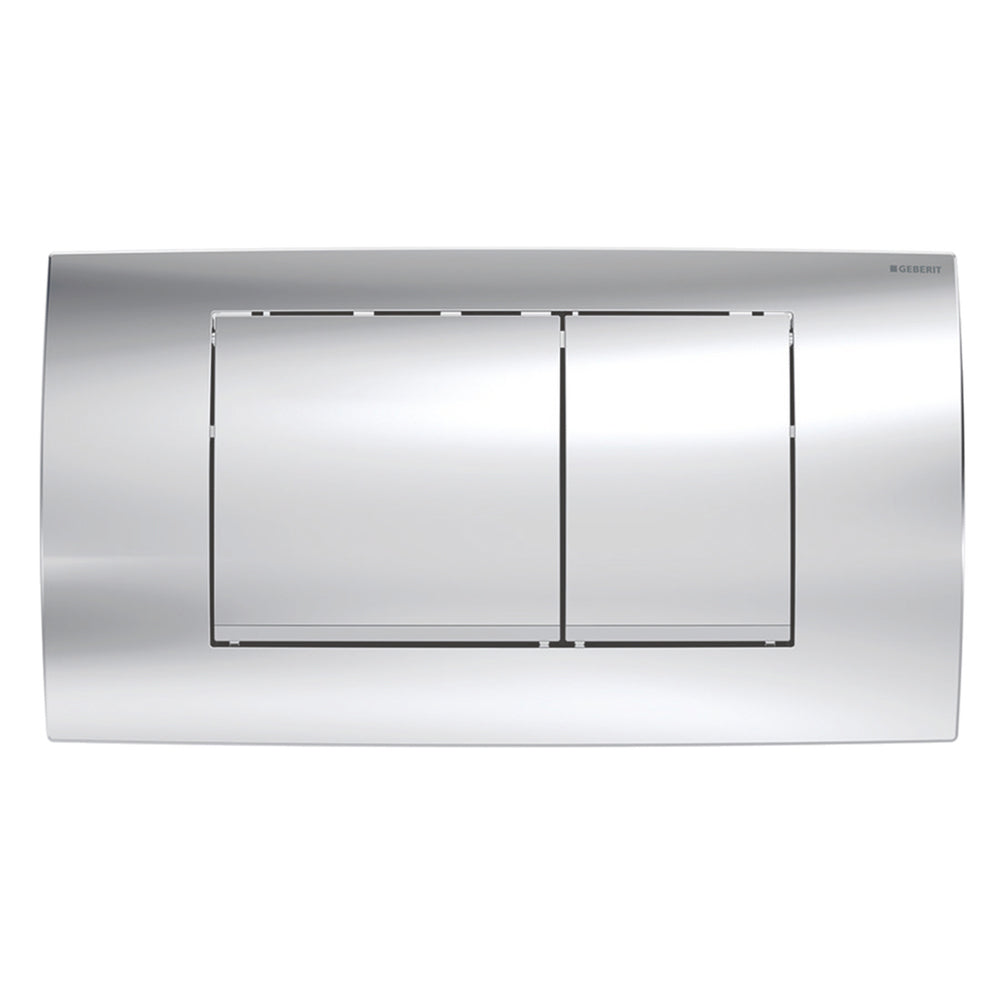 Placca di comando twinline 30" Cromo/Satinato/Cromo — Geberit