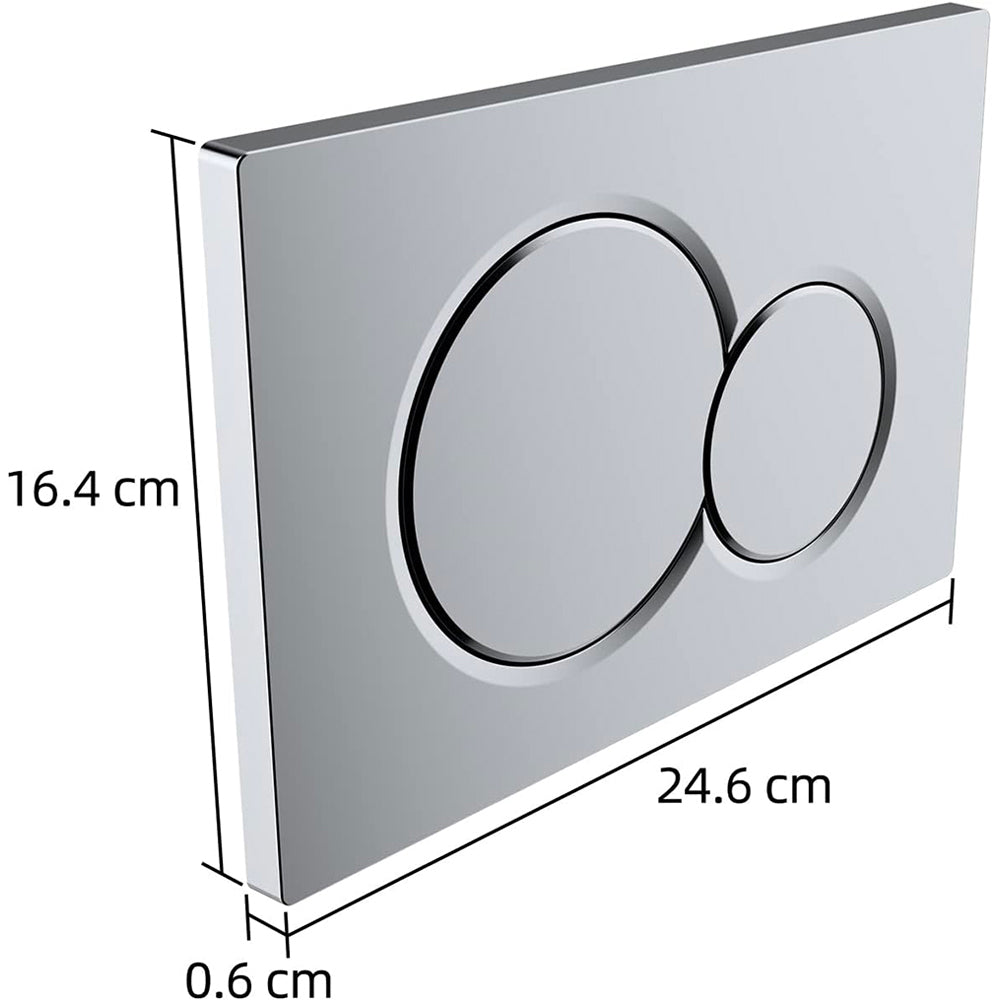 Placca di comando sigma 01" cromosatinata* — Geberit