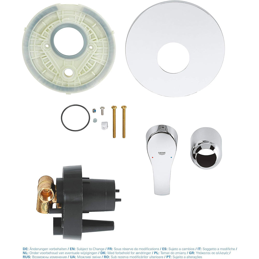 Miscelatore doccia a incasso eurosmart NEW" cromo — Grohe