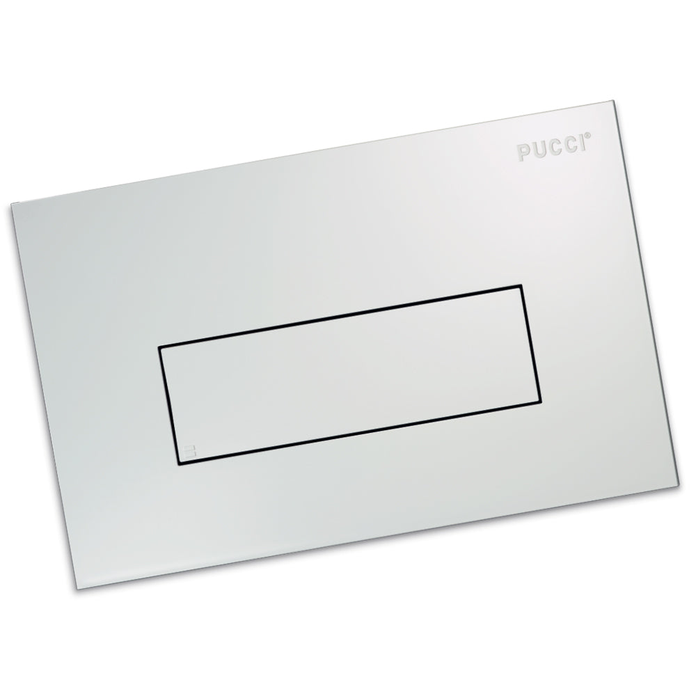 Placca di comando sara linea 4,7" cromo — Pucci