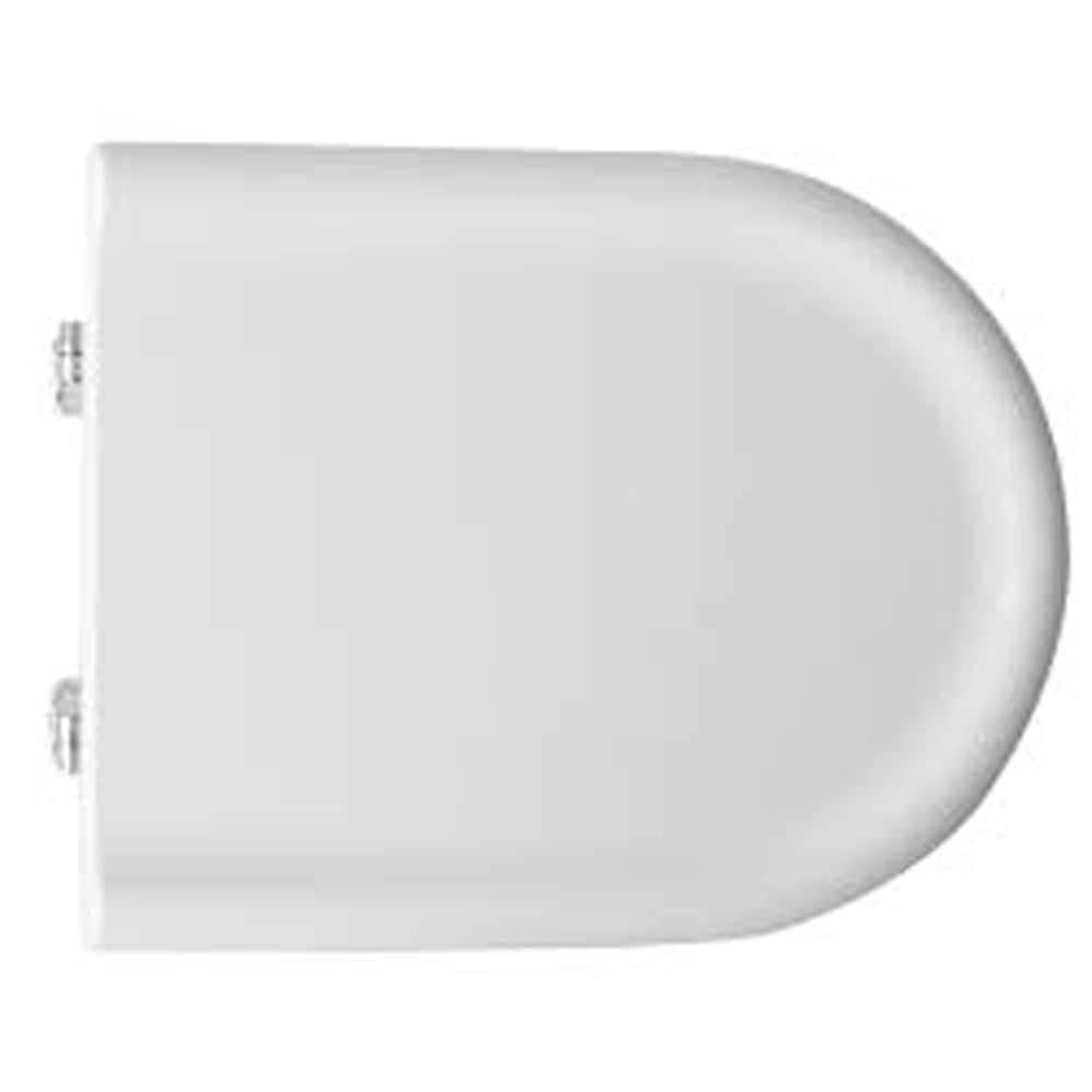 Sedile MDF poliesterato clodia bianco - chiusura normale — SEBA