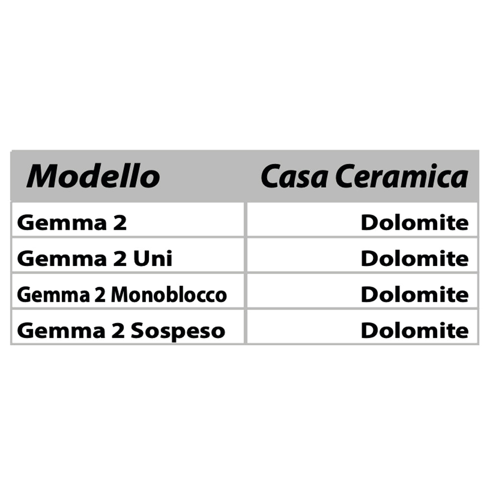 Sedile MDF poliesterato gemma 2 bianco - chiusura normale — SEBA