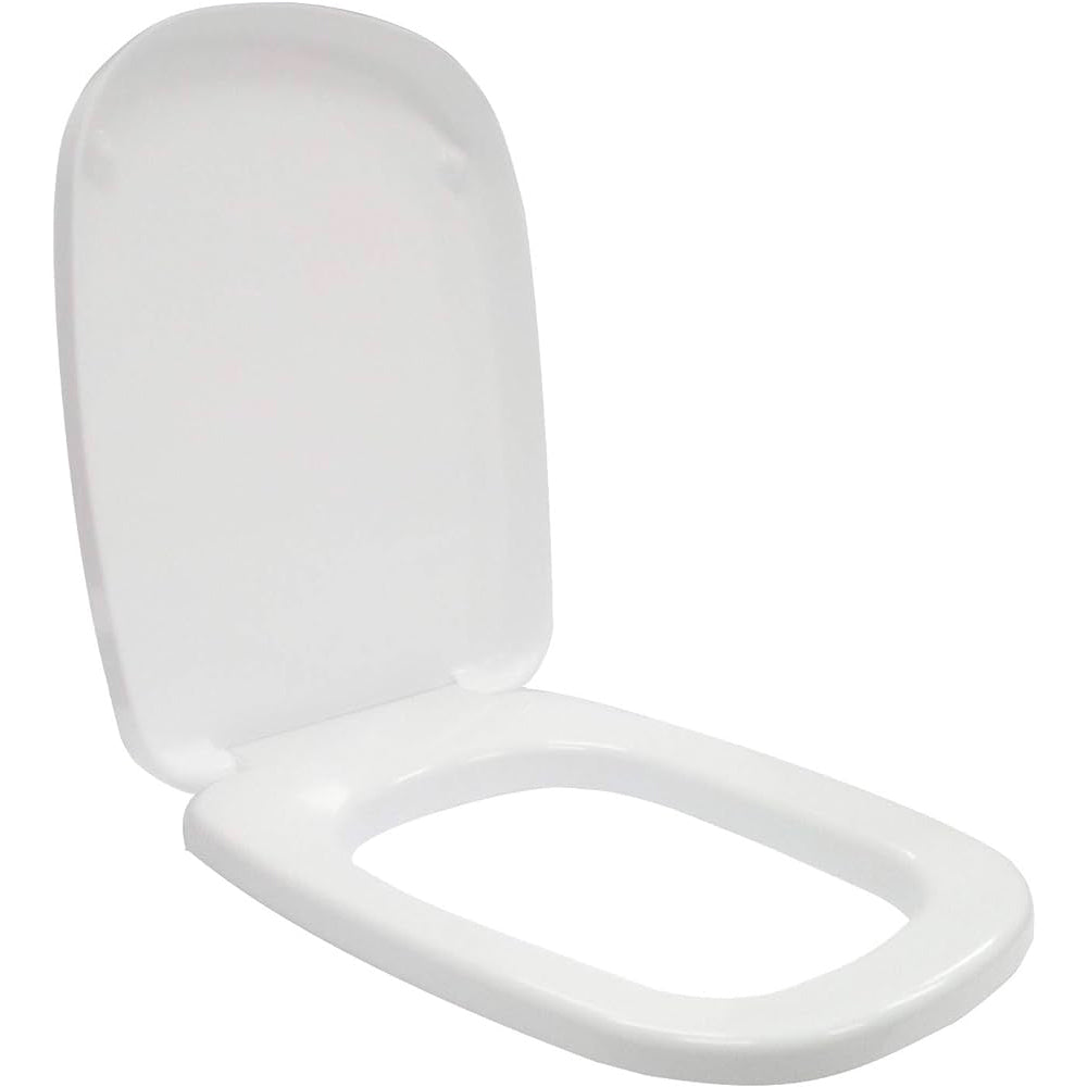 Sedile MDF poliesterato fleo bianco - chiusura normale — SEBA