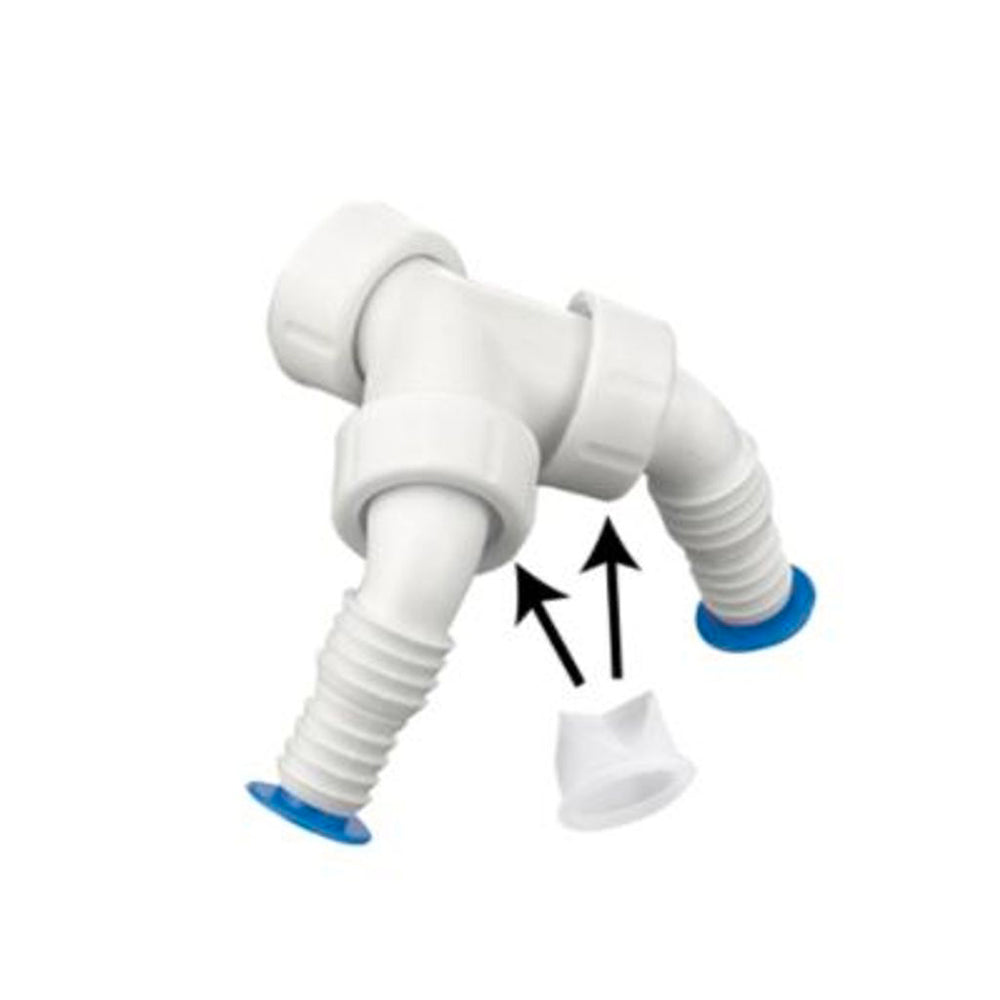 Attacco doppio lavatrice e lavastoviglie 1" x Ø19/23 mm — Geberit