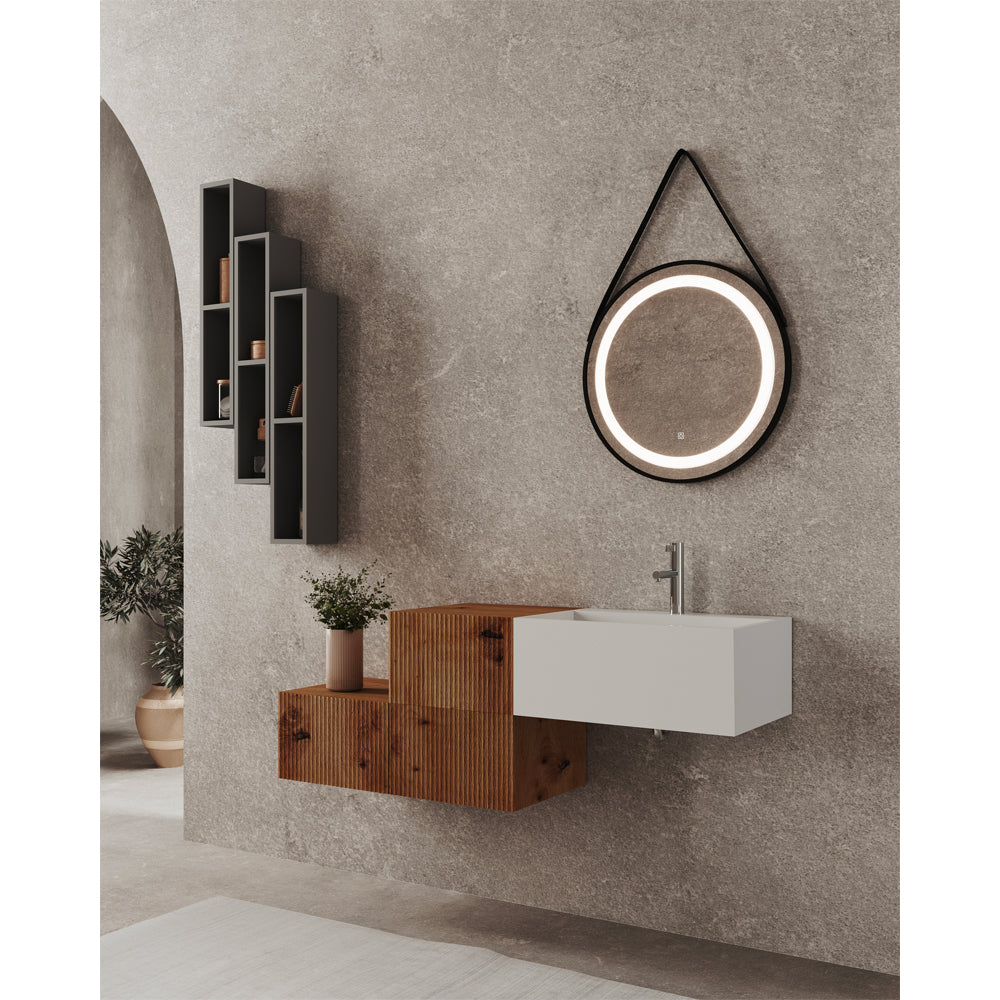 Lavabo serie roma bianco opaco — Savini Due