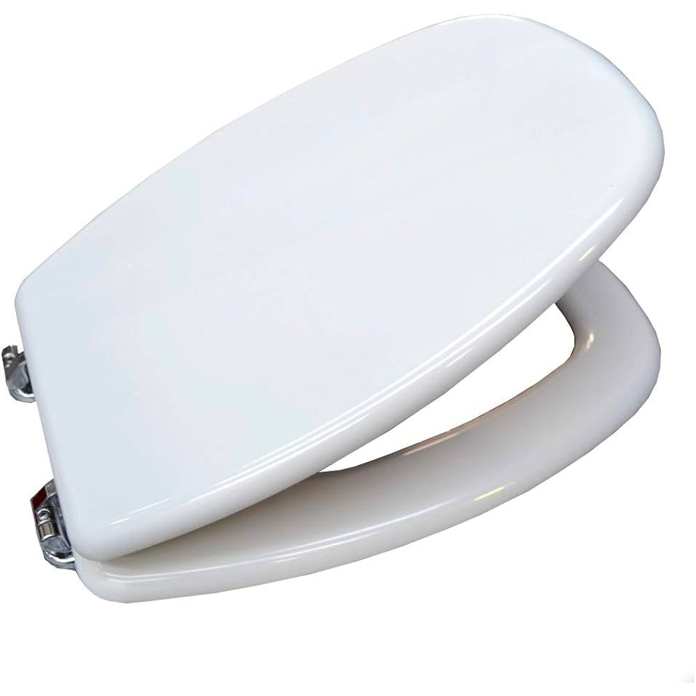 Sedile MDF poliesterato italica bianco - chiusura normale — SEBA