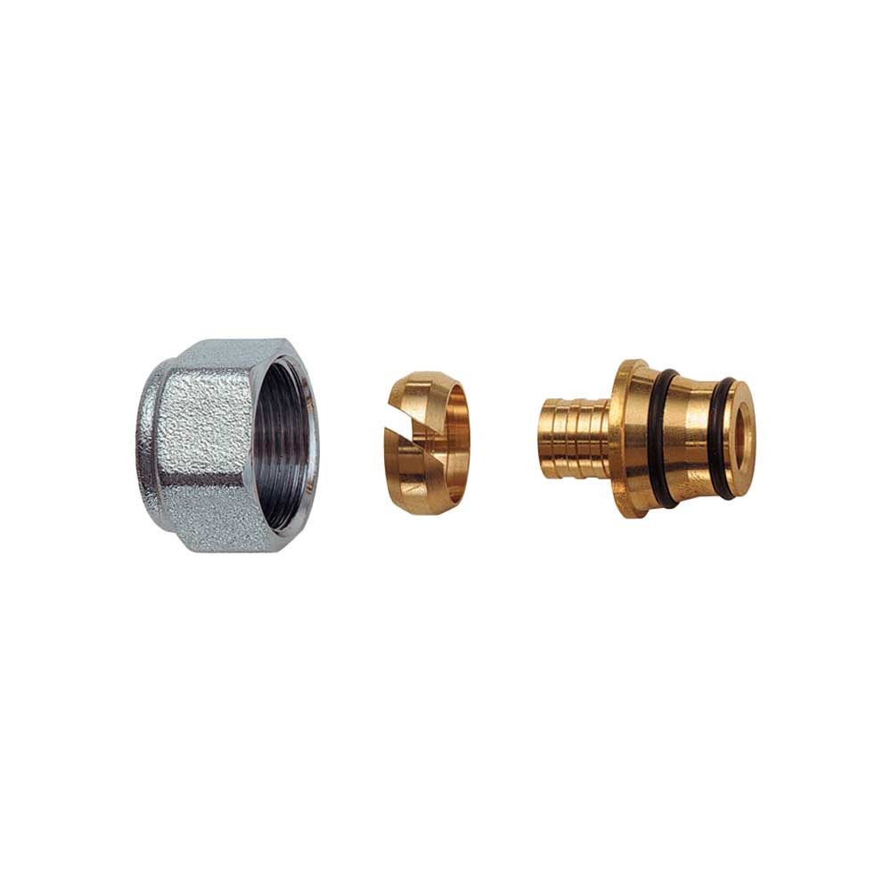 Adattatore per tubo in materiale plastico con calotta filetto 24x19 FAR Ø15 x 2,5 mm - HD casa