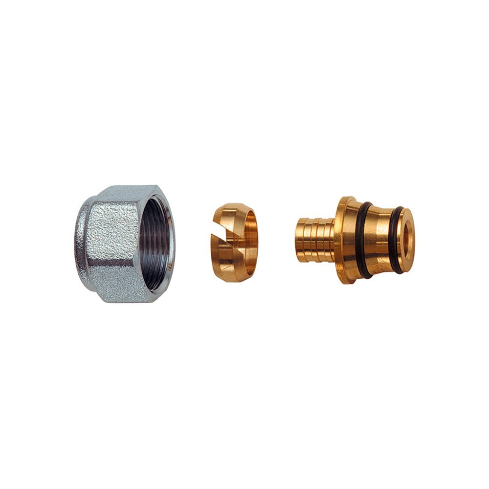 Adattatore per tubo in materiale plastico con calotta filetto 24x19 FAR Ø15 x 2,5 mm - HD casa