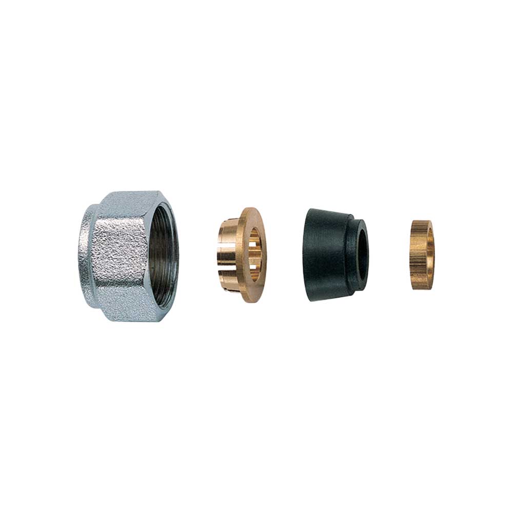 Adattatore per tubo rame con calotta filetto 24x19 FAR Ø10 mm - HD casa