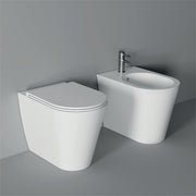 Alice Ceramica sanitari filomuro serie HIDE ROUND senza brida con sedile softclose - HD casa