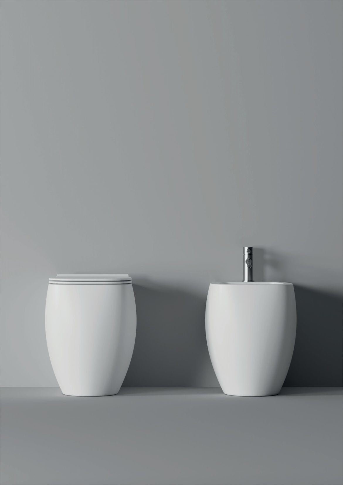 Alice Ceramica sanitari filomuro serie Nur senza brida con sedile softclose - HD casa