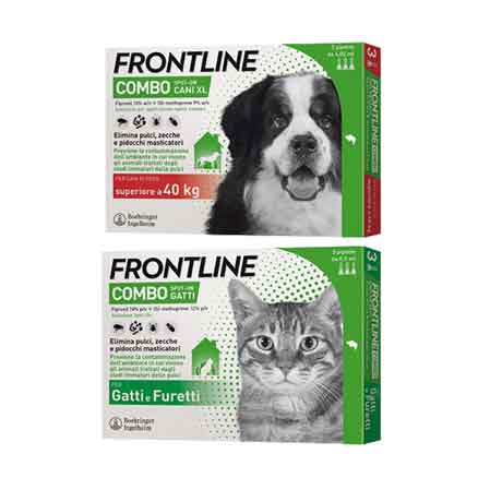 Antiparassitario Combo Frontline per gatti e furetti - 6 pipette - HD casa