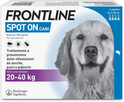 Antiparassitario spot on Frontline per cani 20-40Kg - 4 pipette - HD casa