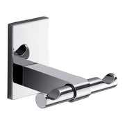 Appendiabiti a muro GEDY linea Maine doppio gancio Cromato - HD casa