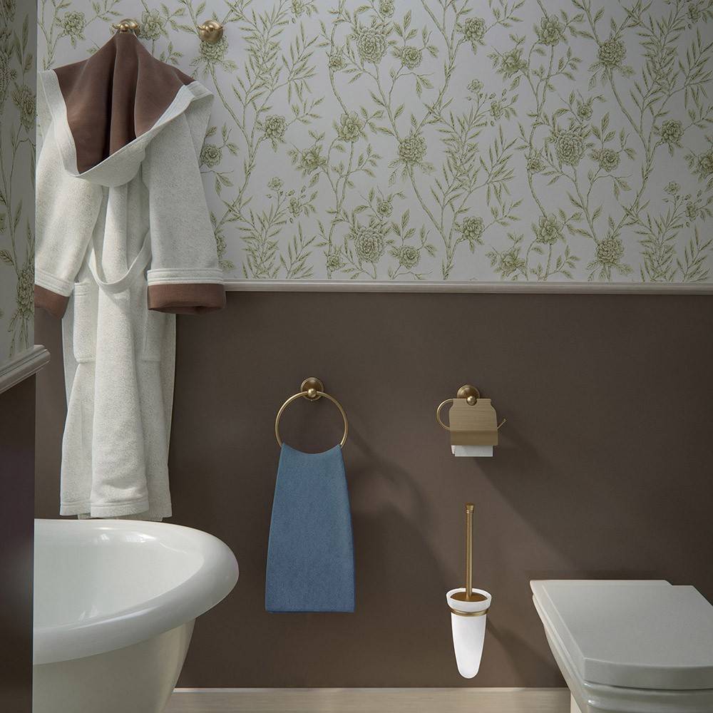 Appendiabiti doppio linea Romance color bronzo - HD casa