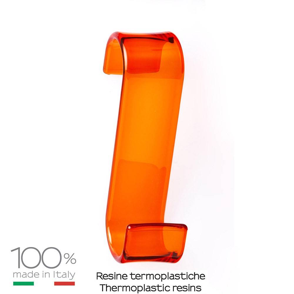 Appendiabiti per termoarredo GEDY linea Merlino in termoplastica colore Arancione - HD casa
