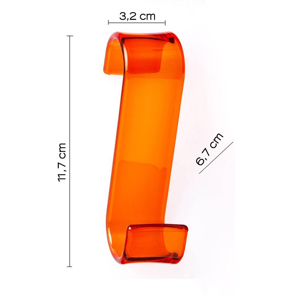 Appendiabiti per termoarredo GEDY linea Merlino in termoplastica colore Arancione - HD casa