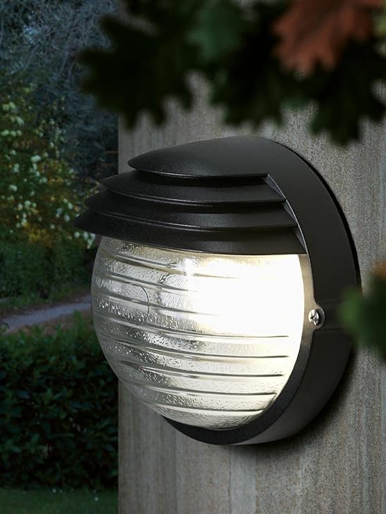 Applique tonda Palpebra colore nero — Cardinale - HD casa