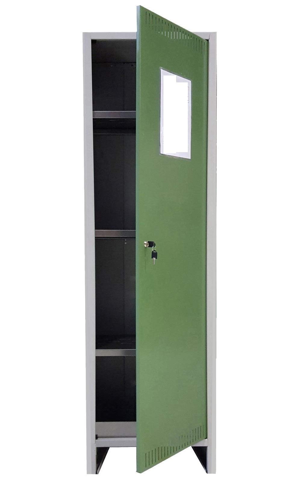 Armadio fitofarmaci alto 1 anta 400x500x1795 (pxlxh) mm — PRO. Metal - HD casa