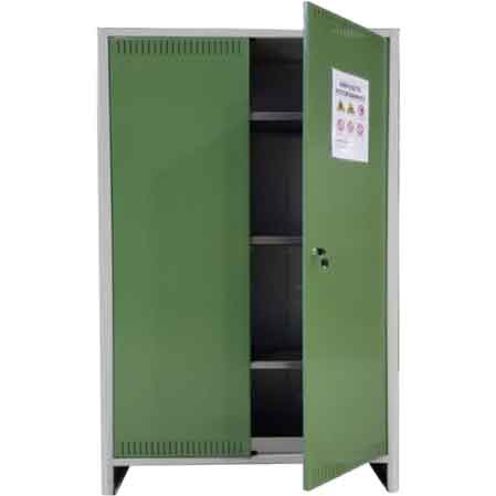 Armadio fitofarmaci alto 2 ante 400x1000x1795 (pxlxh) mm — PRO. Metal - HD casa