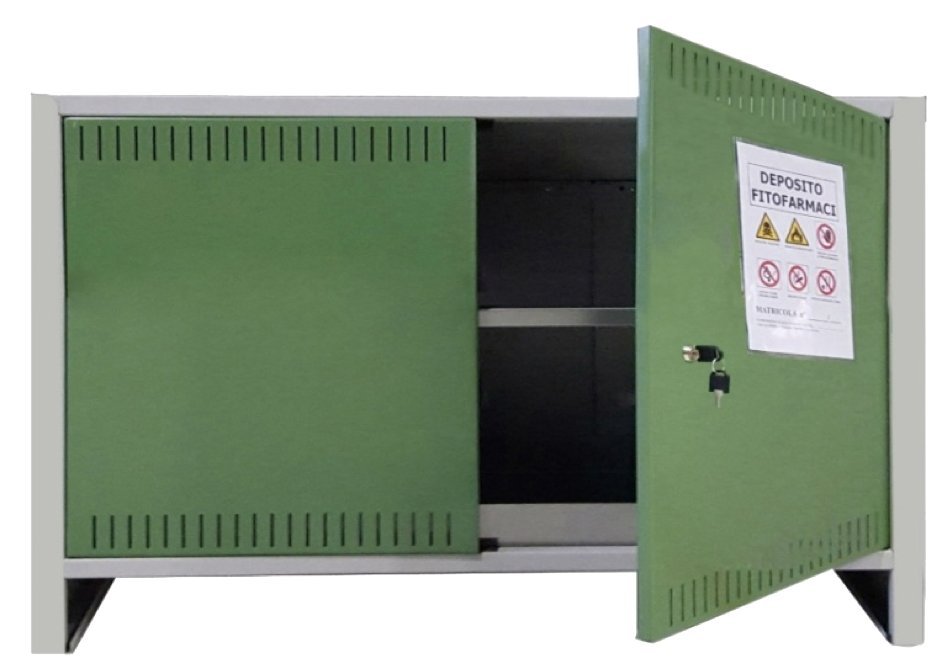 Armadio fitofarmaci basso 400x1000x80 (pxlxh) mm — PRO. Metal - HD casa