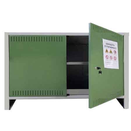 Armadio fitofarmaci basso 400x1000x80 (pxlxh) mm — PRO. Metal - HD casa