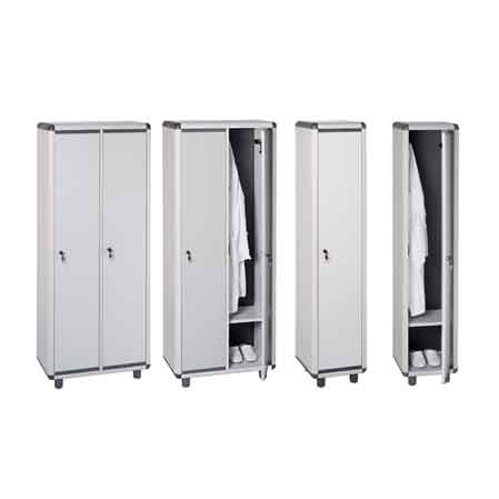 Armadio spogliatoio Easy 2 posti - 72x39x175h cm — Garofalo - HD casa