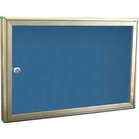 Bacheca porta avvisi in alluminio Cardinale cm 55x37x5 (per 2 fogli A4 o 1 foglio A3) - HD casa