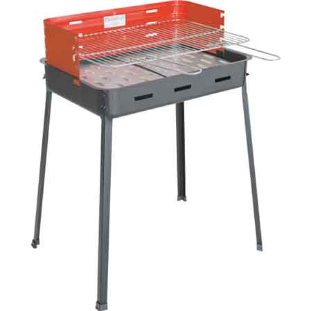 Barbecue a carbonella Grande 60x40,5x85h cm - HD casa