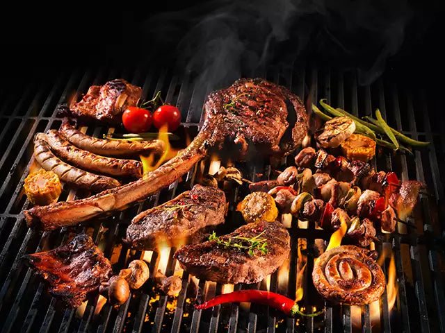Barbecue a carbonella Miami Cardinale 43,7x44x71 h cm - HD casa