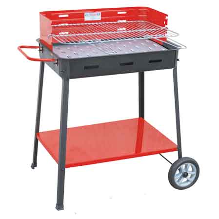 Barbecue a carbonella Supermax 60x40x85h cm - HD casa