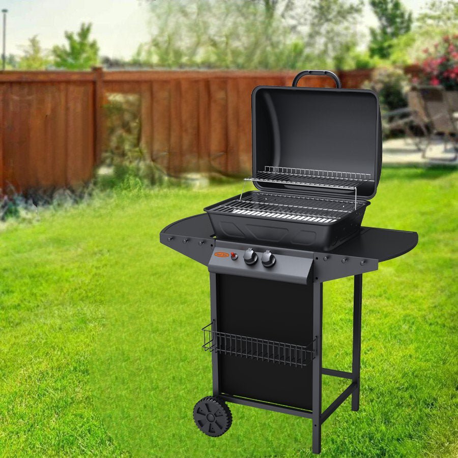 Barbecue a gas due fuochi Cardinale 91,3x46x102h cm - HD casa