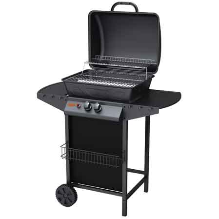 Barbecue a gas due fuochi Cardinale 91,3x46x102h cm - HD casa