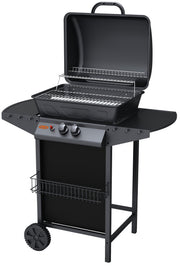 Barbecue a gas due fuochi Cardinale 91,3x46x102h cm - HD casa