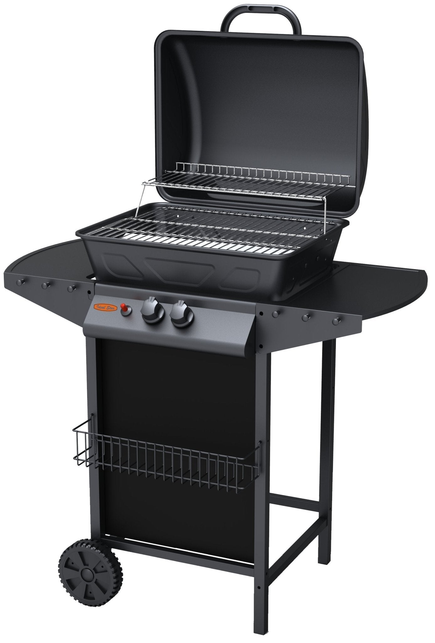 Barbecue a gas due fuochi Cardinale 91,3x46x102h cm - HD casa